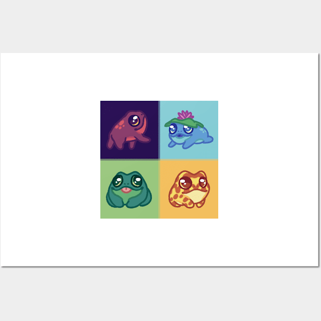 Froggies! Wall Art by EnchantedAnimal